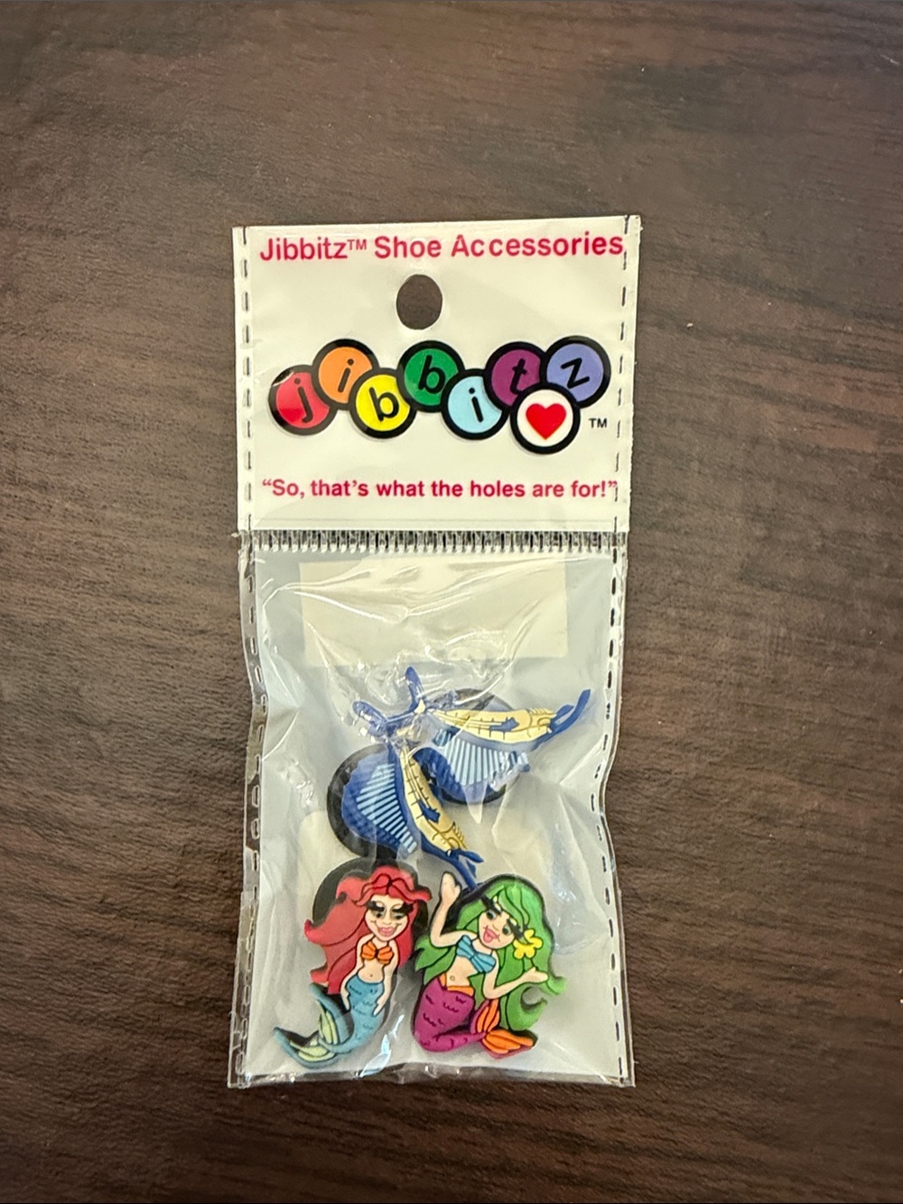 Jibbitz Mermaid Shoe Charms - Red, Green, Blue, Purple